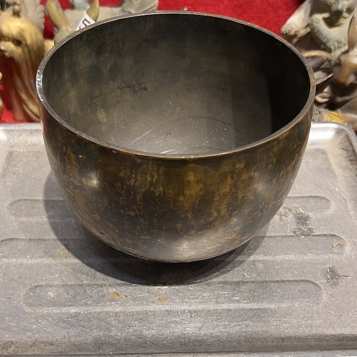 楊***晨黄铜摆件，文房工艺品摆件