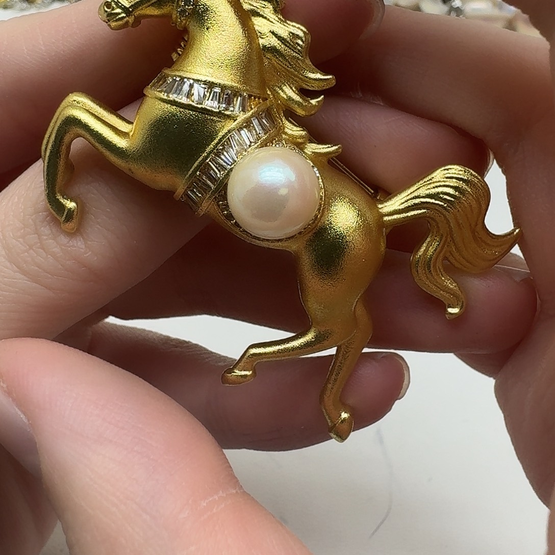 海水珍珠胸饰未镶嵌