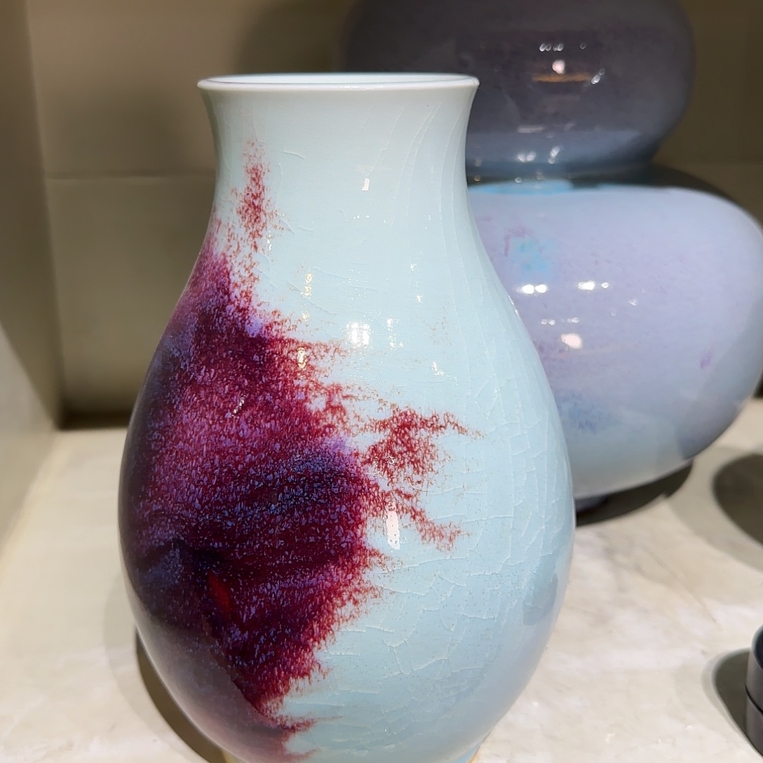 摆件陶郑家钧窑摆件