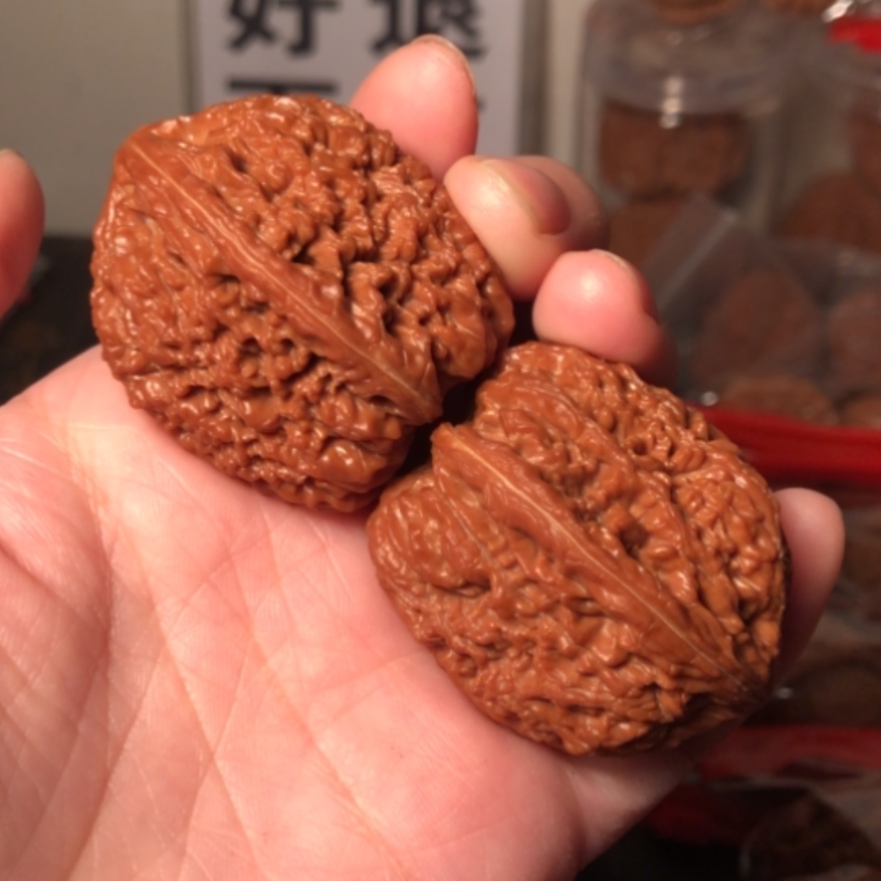 【闪购商品】文玩核桃把件三****}大蒜头38