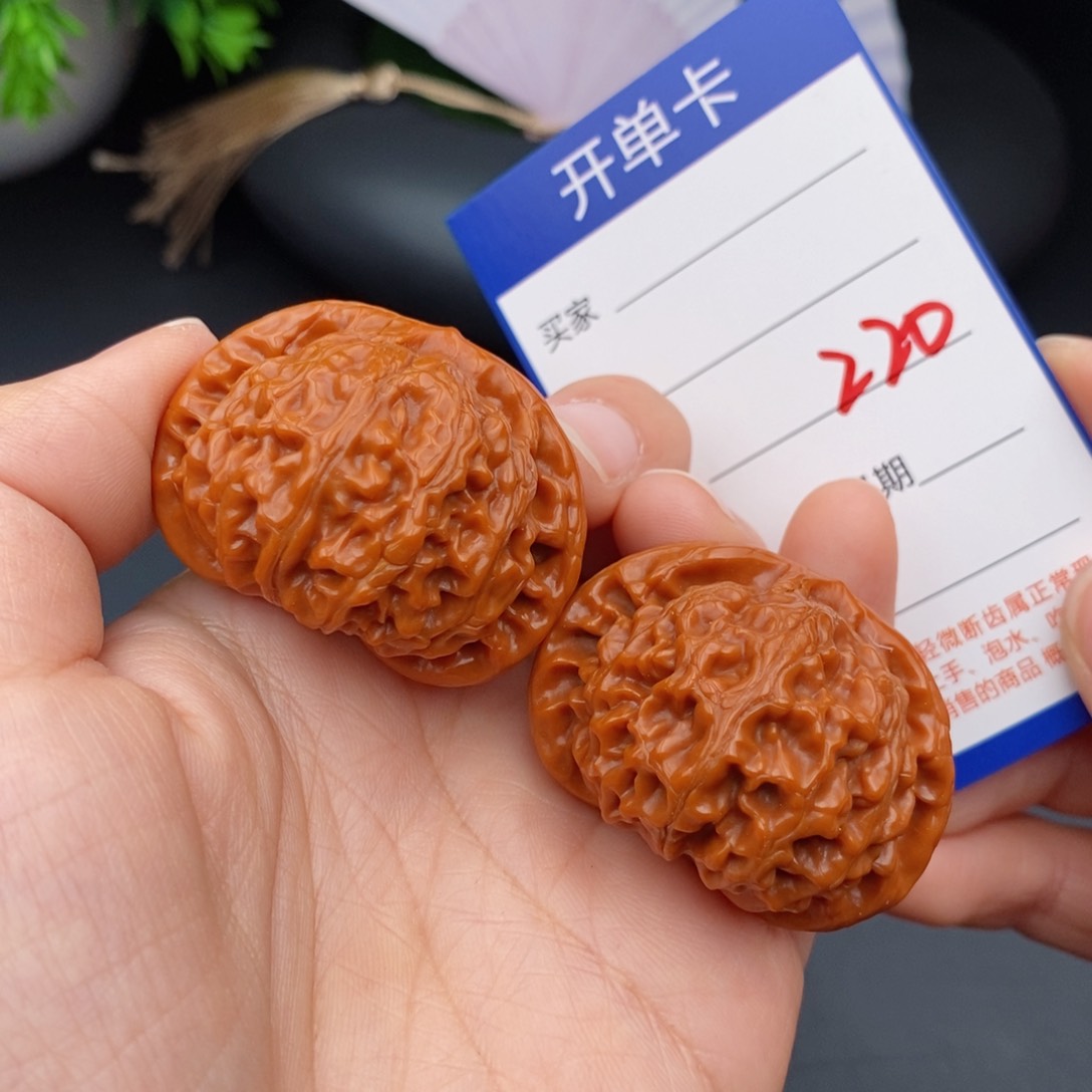 文玩核桃把件42宫灯220