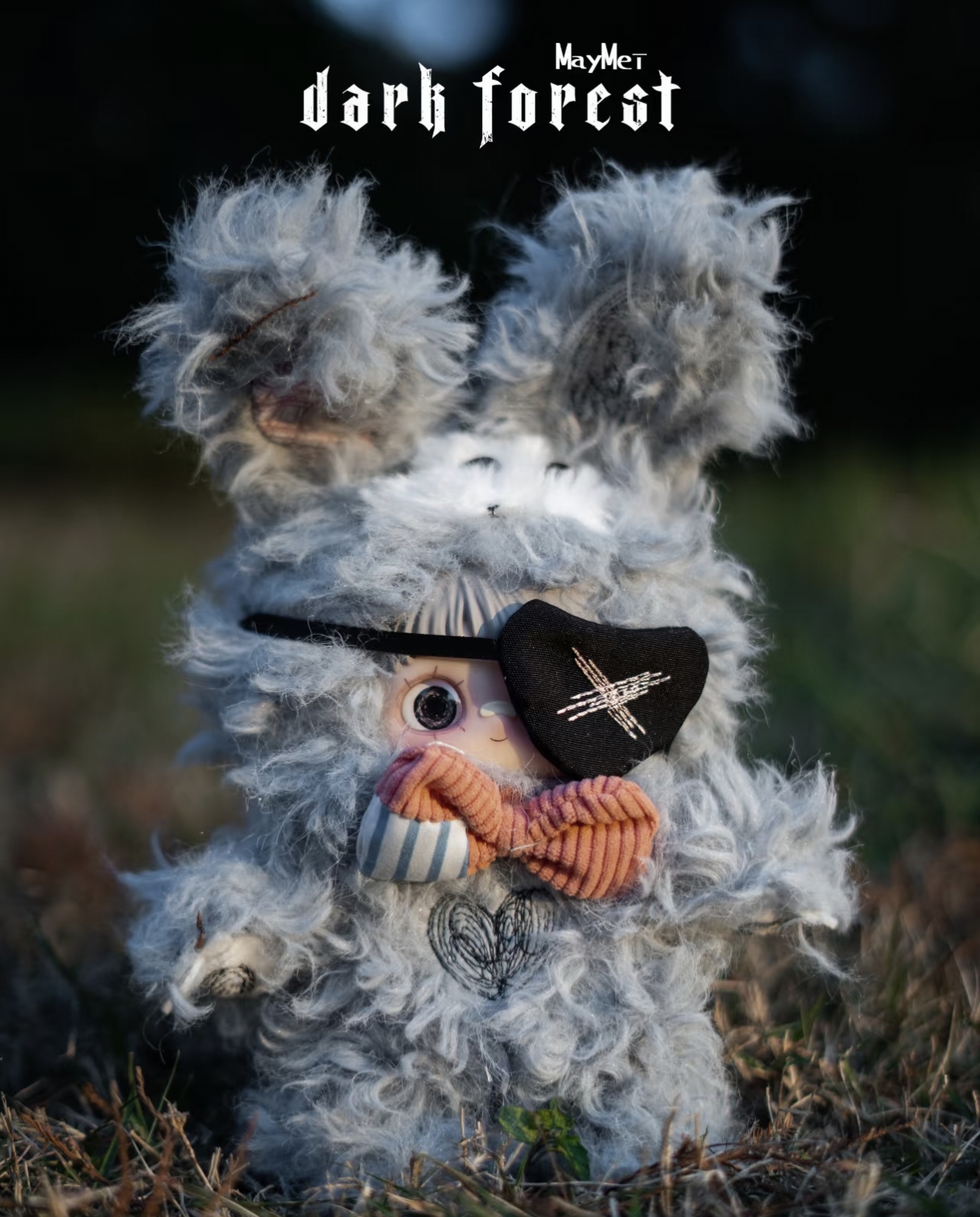 官方正品【MayMei霉霉-黑暗森林潮玩盲盒】毛绒公仔摆件代拆代开