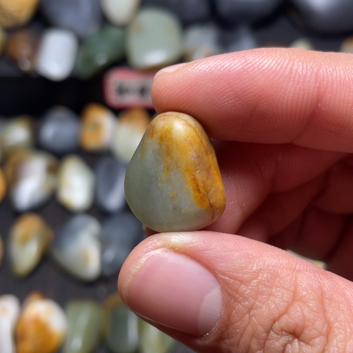 和田玉未镶嵌挂件90