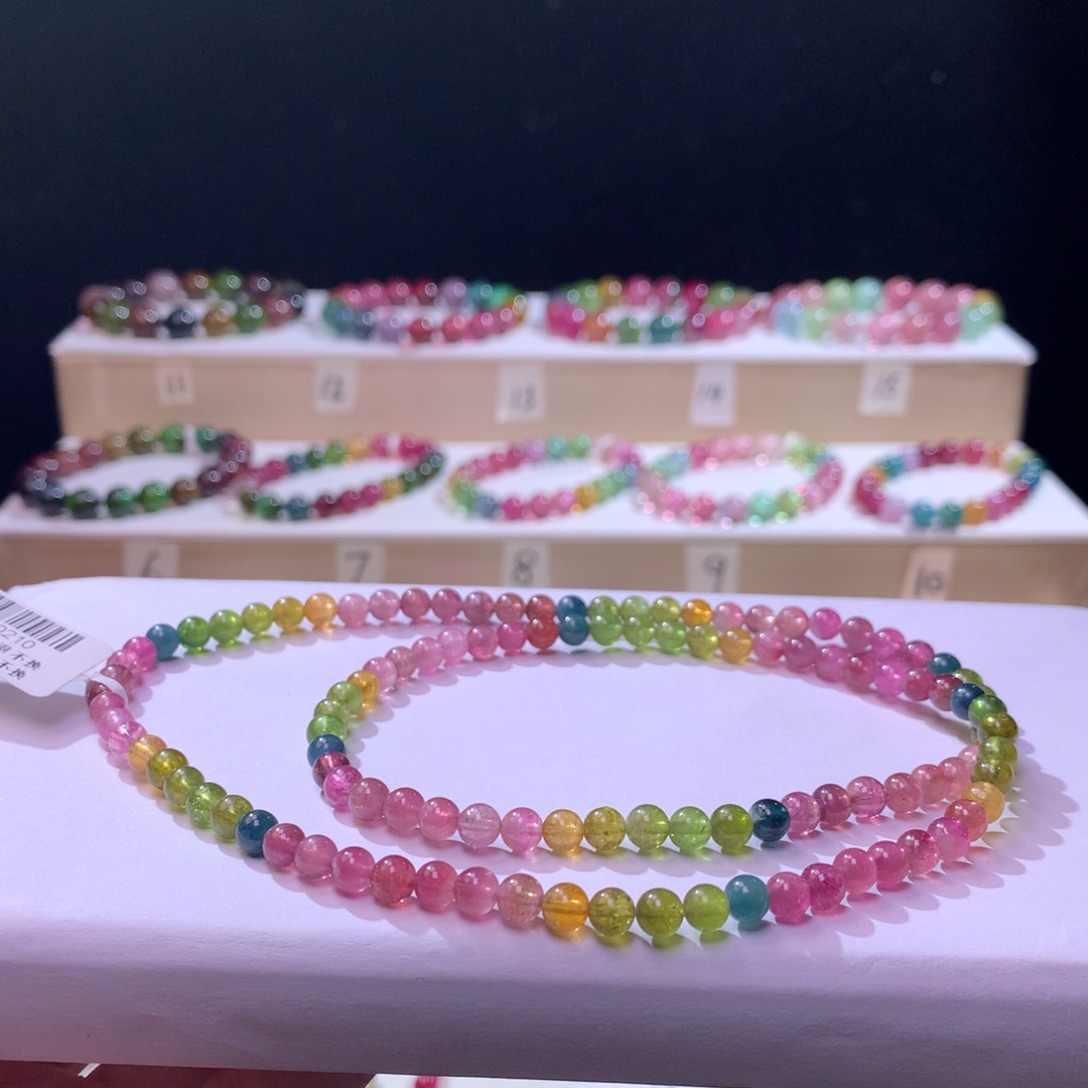 未镶嵌手链碧玺碧玺