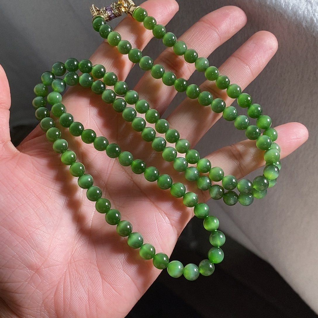 和田玉（碧玉）未镶嵌珠宝半成品