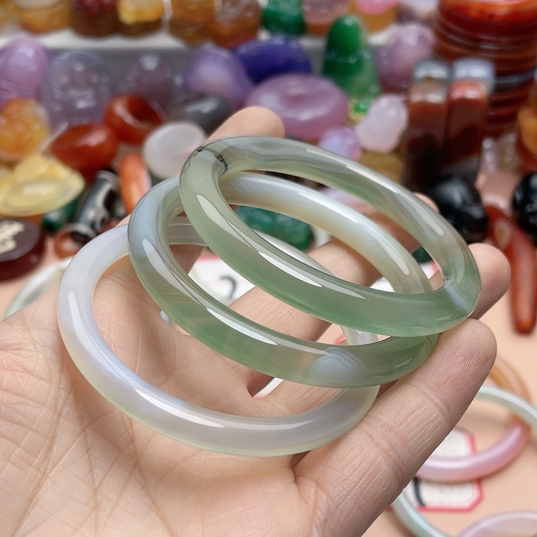 玛瑙/玉髓颈饰合金梦*