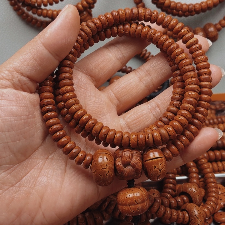 桃木桃核核片3乘8花皮色差166颗