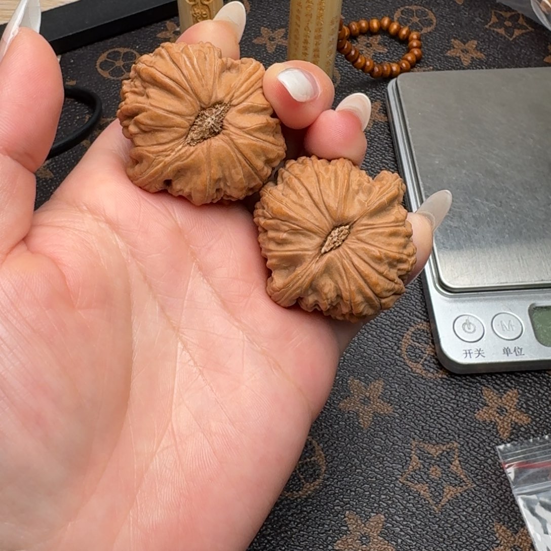 把件文玩核桃40白G329