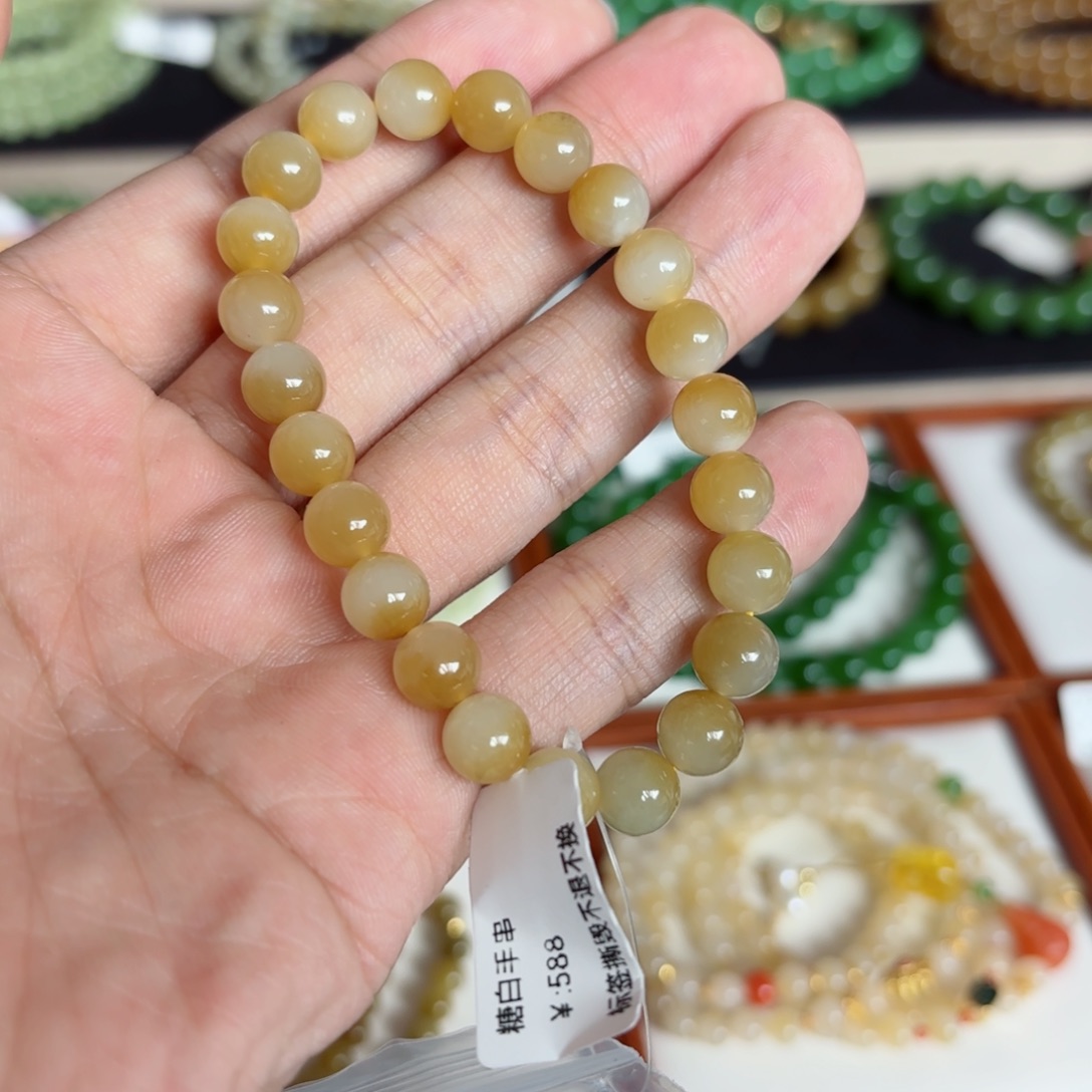 和田玉手链未镶嵌