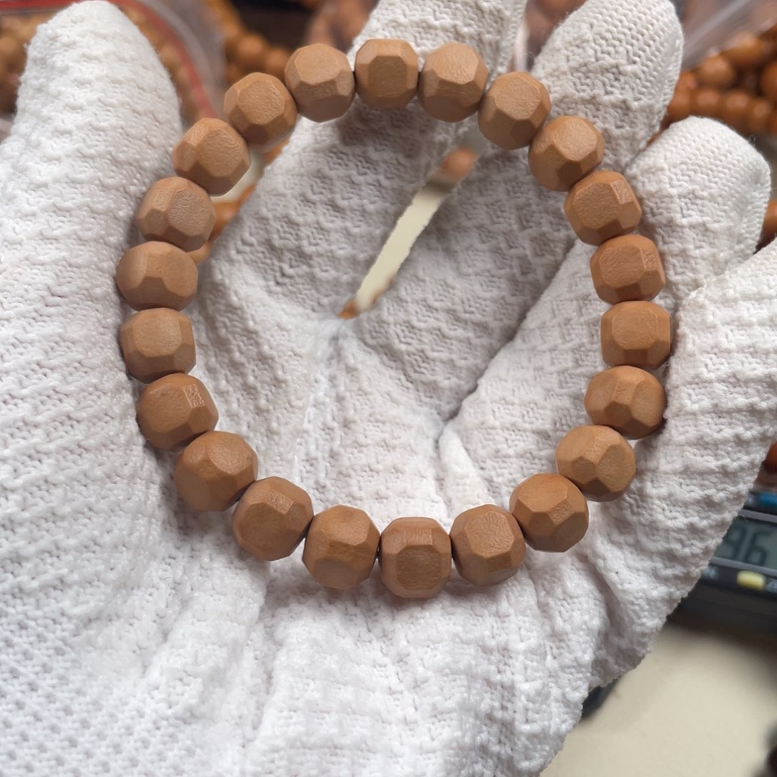 猴头核桃手串泛油微瑕九➕星图六方