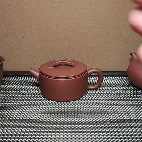 紫砂茶壶韵*底槽清汉瓦壶半手精工制作170ml