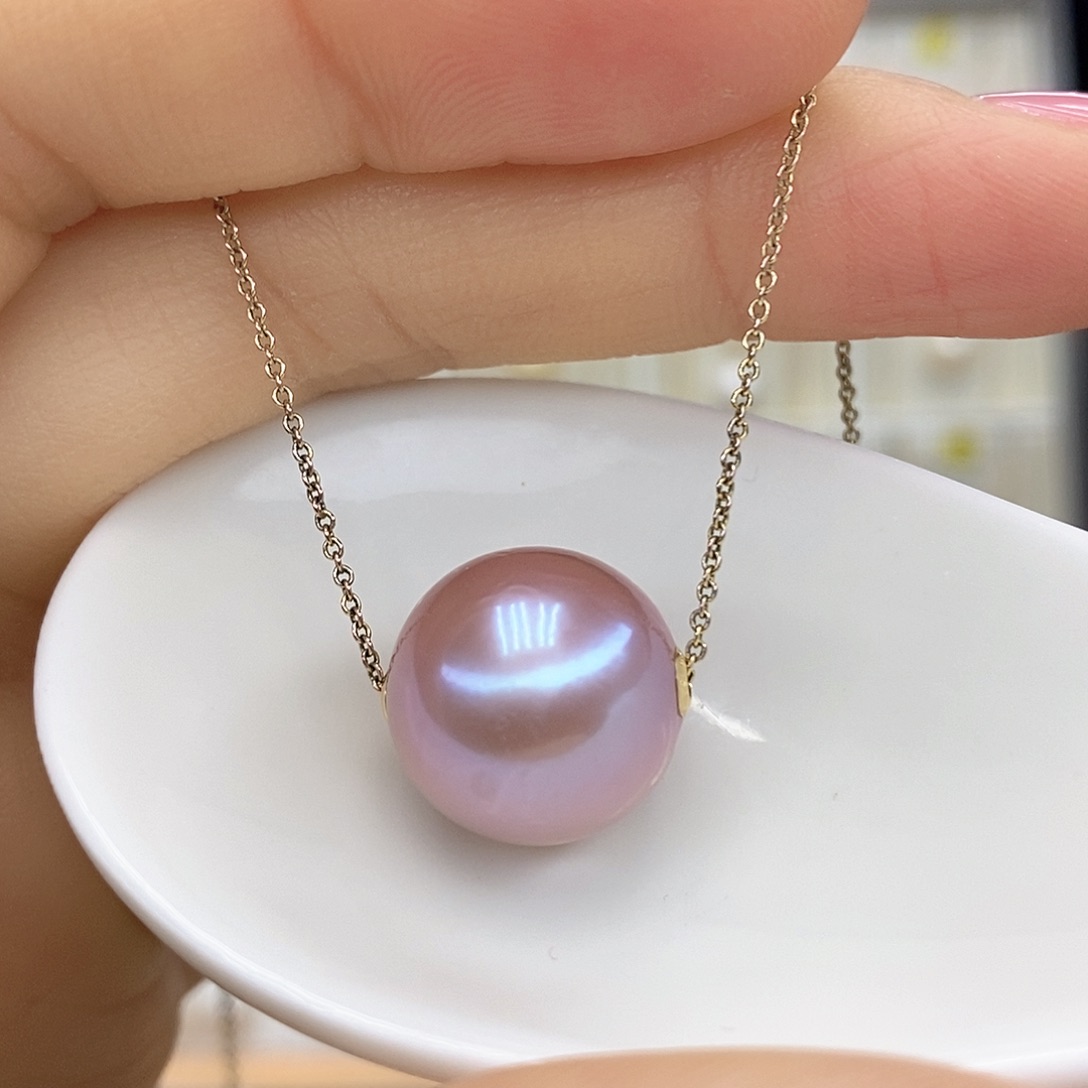 吊坠(赠链)银S925镶嵌淡水珍珠