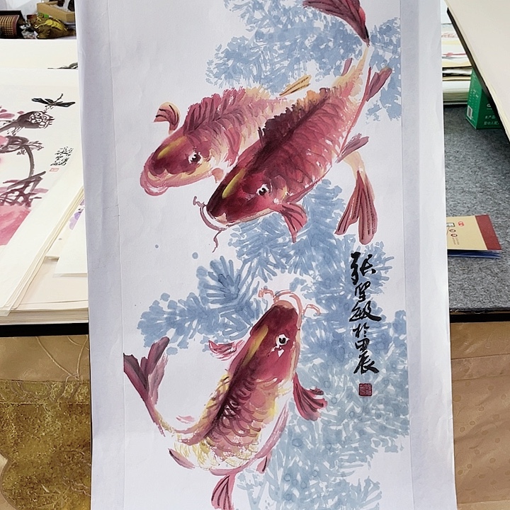 国画张圣敏先生纯手绘作品