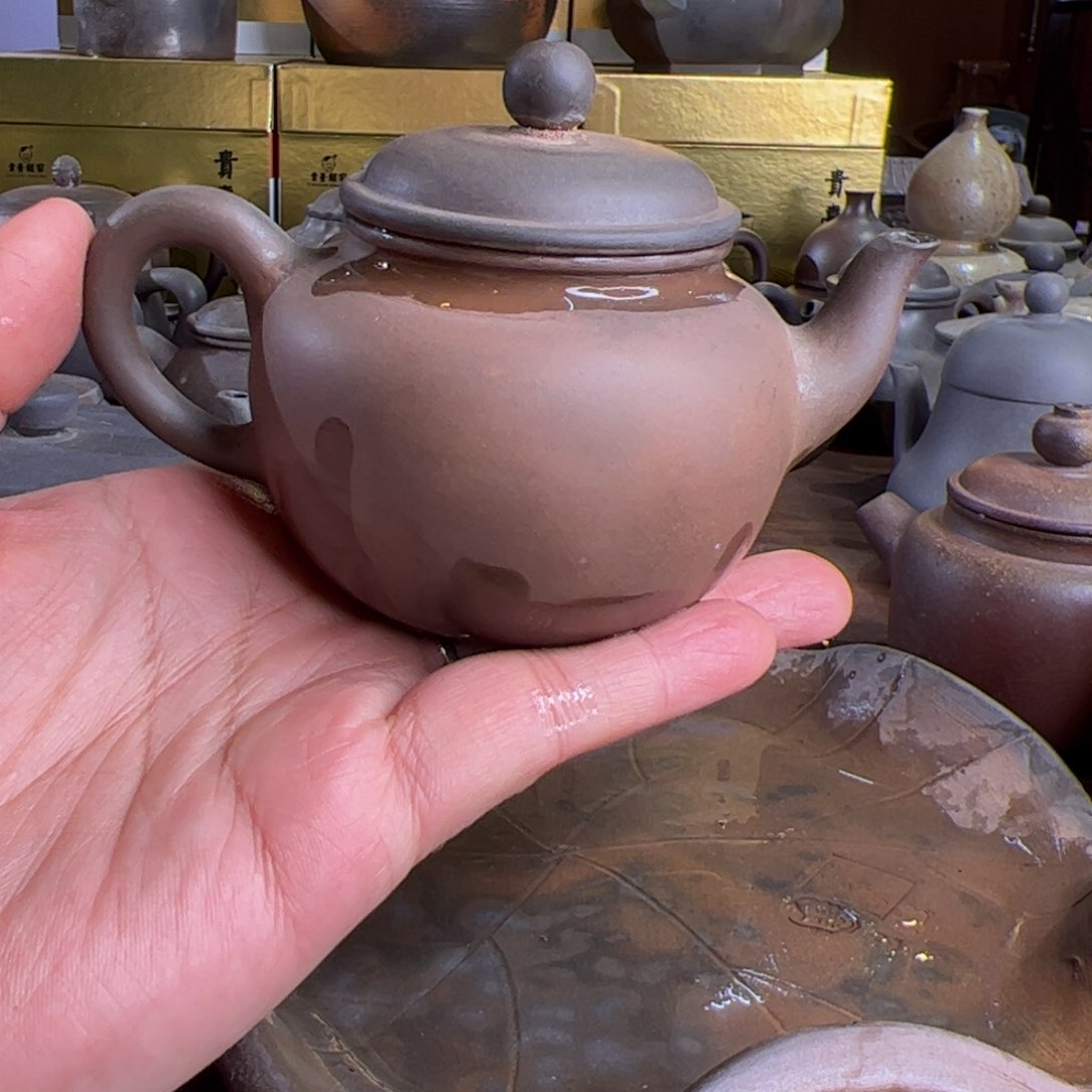贵台龙窑柴烧茶壶126