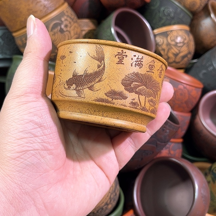 茶杯紫砂全手工紫砂主人杯