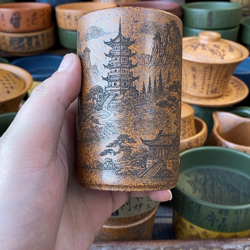 【闪购商品】紫砂杯子宜兴全手工紫砂杯