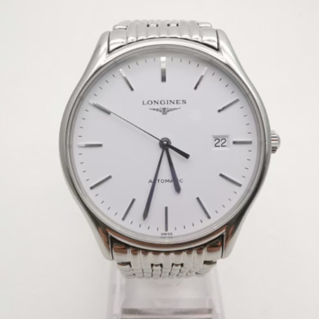 95新 Longines/浪琴 律雅860男士机械腕表34.5表径