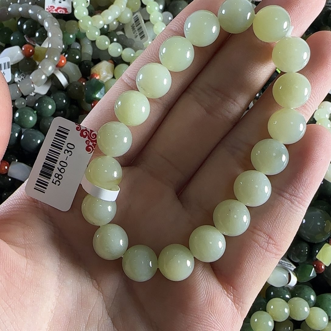 和田玉手链未镶嵌56