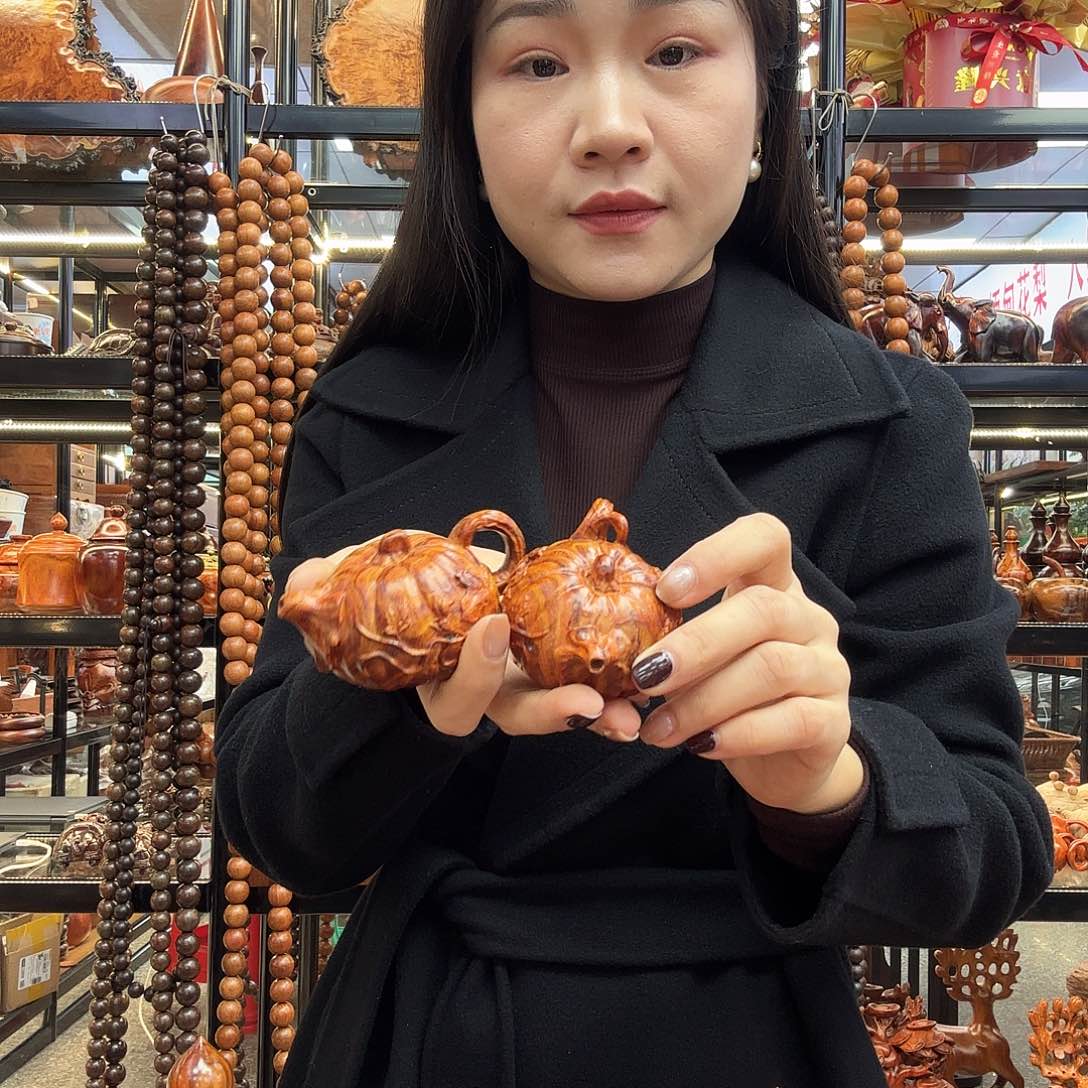 修**性越南黄花梨壶精美