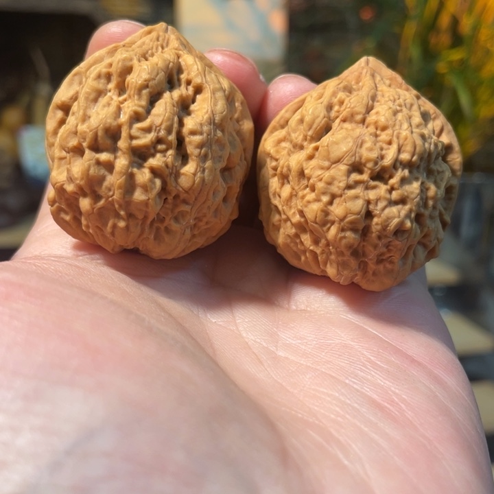 煜***钧文玩核桃把件编号158