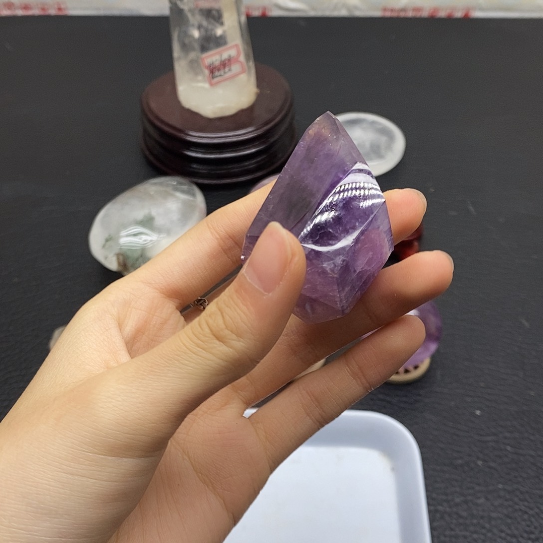 未镶嵌水晶珠宝半成品332水晶石