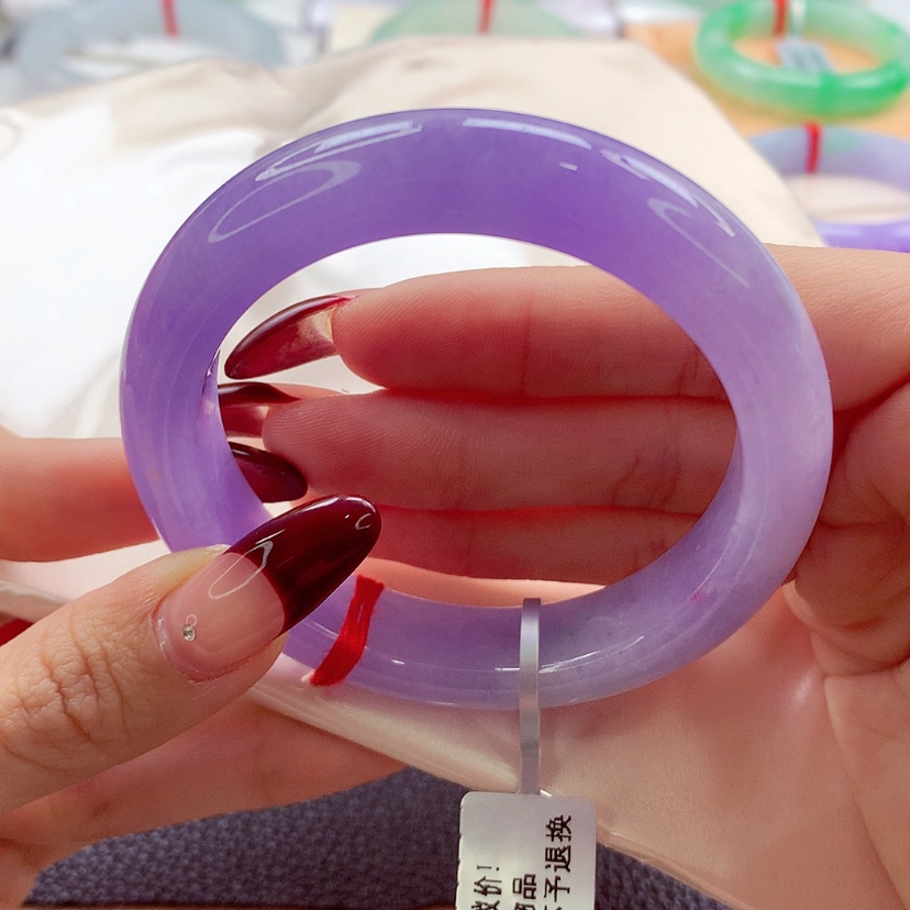 【闪购商品】翡翠手镯未镶嵌53.1 好色之徒必入 灵