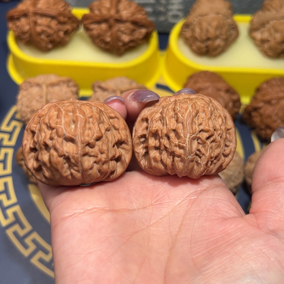 文玩核桃把件磨盘43