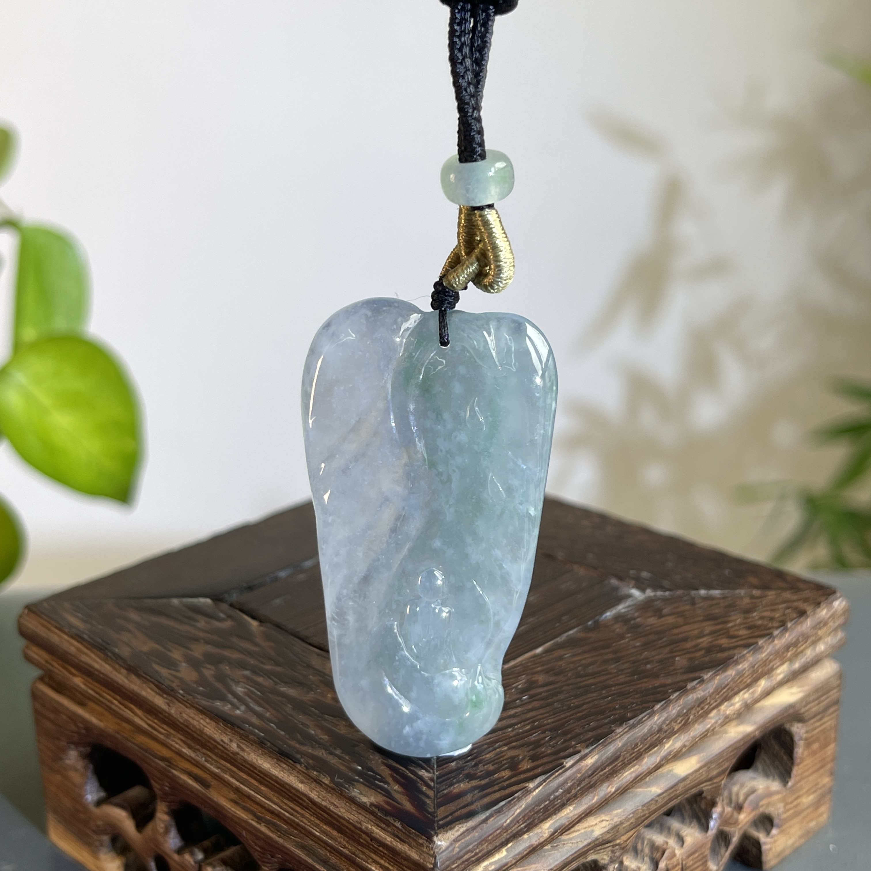 JTW11-87 天然缅甸A货翡翠  悟道