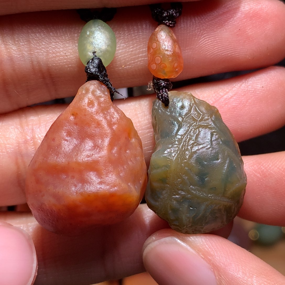 未镶嵌玛瑙/玉髓珠宝半成品