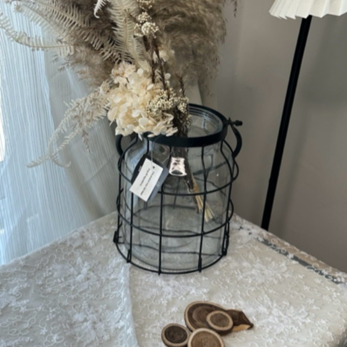 超大容量「微瑕捡漏」大号北欧风铁艺花瓶收纳水培土培桌面落地实用