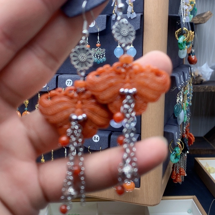 未镶嵌翡翠耳饰耳饰