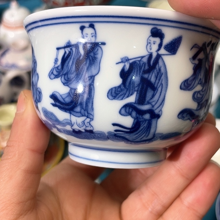 景德镇陶瓷主人杯12233