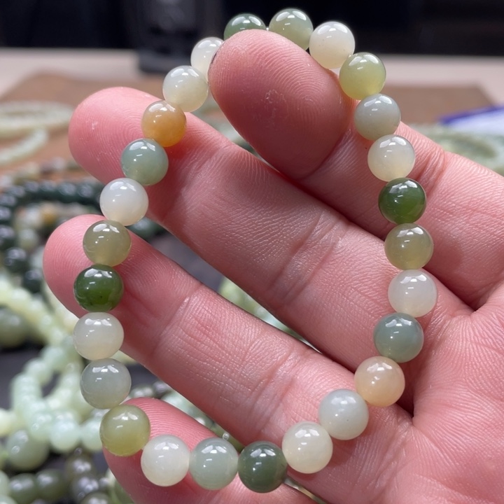 和田玉手链未镶嵌