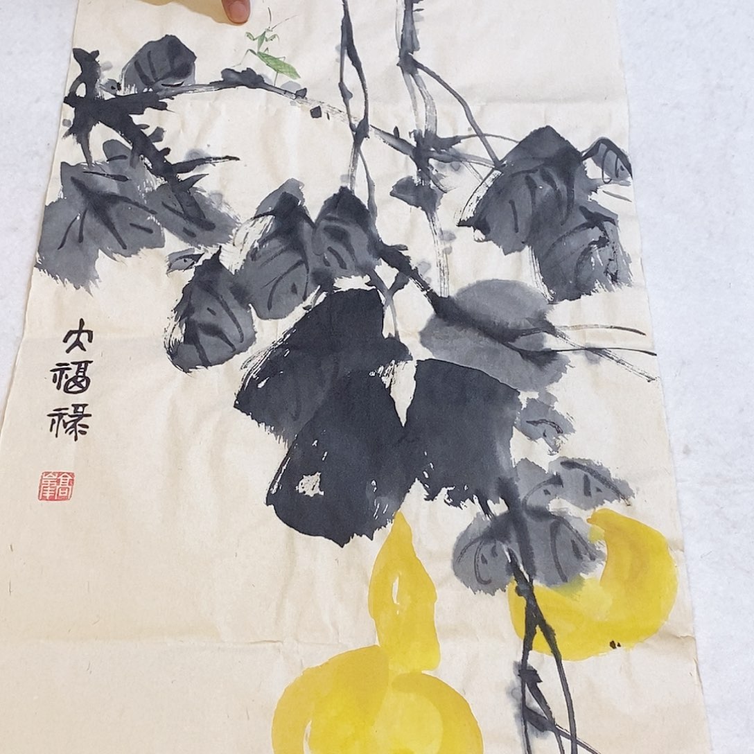 国画高峰手绘写意画