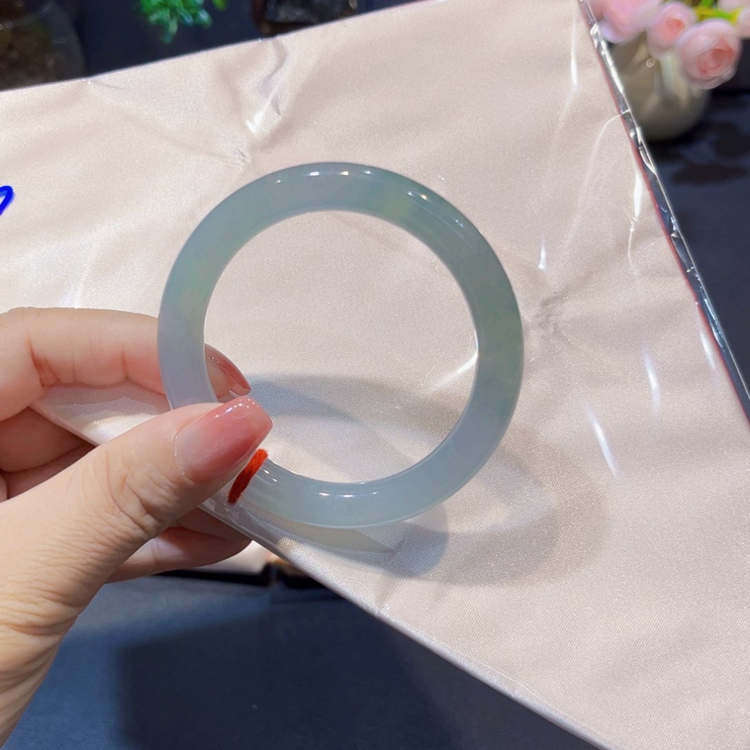翡翠手镯未镶嵌翡翠手镯53圈口