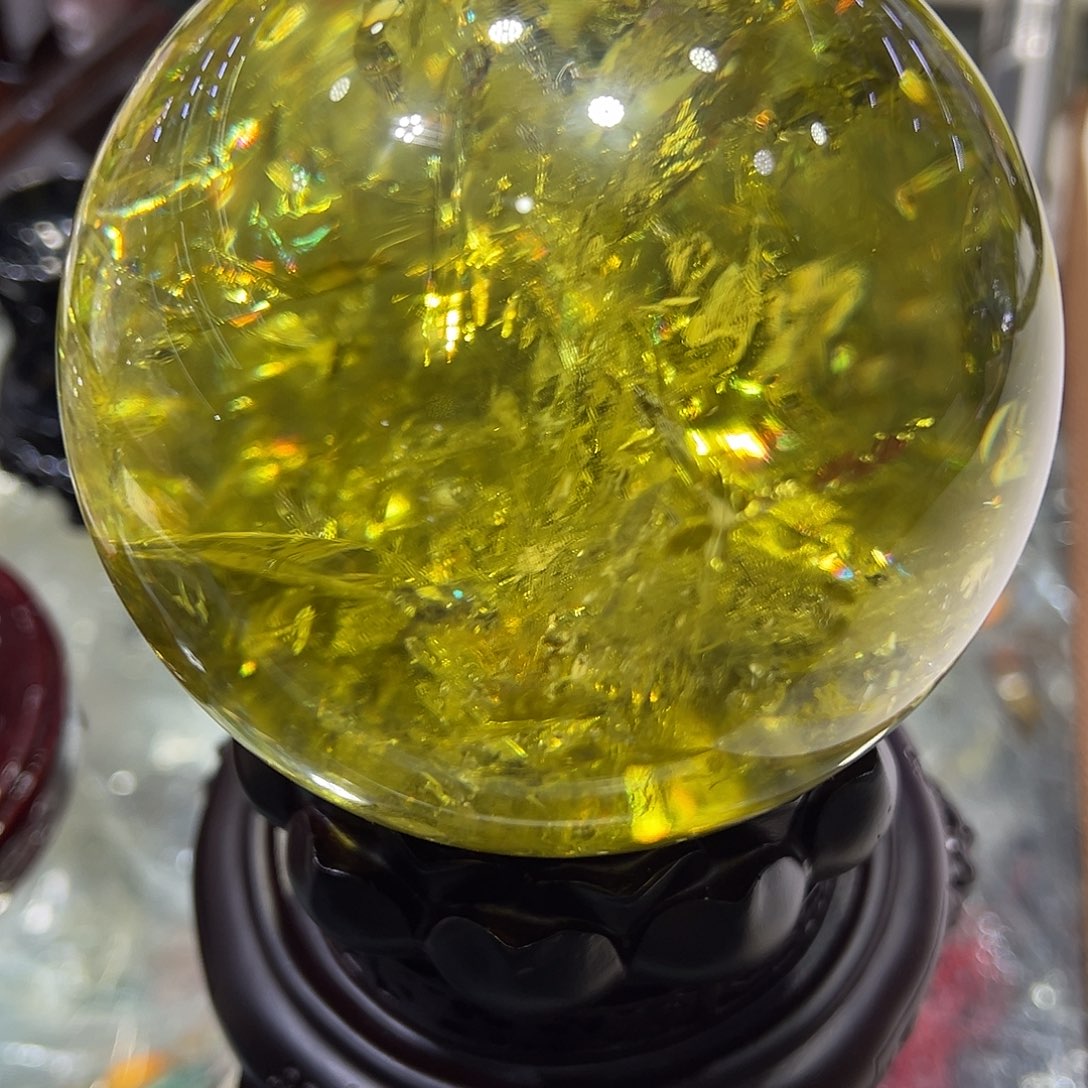 水晶水晶球摆件未镶嵌