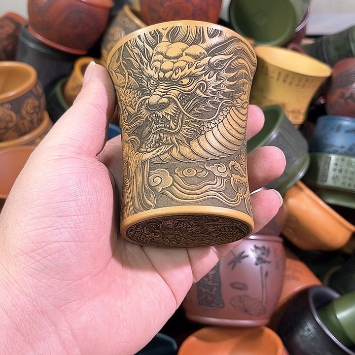 茶杯紫砂全手工紫砂主人杯