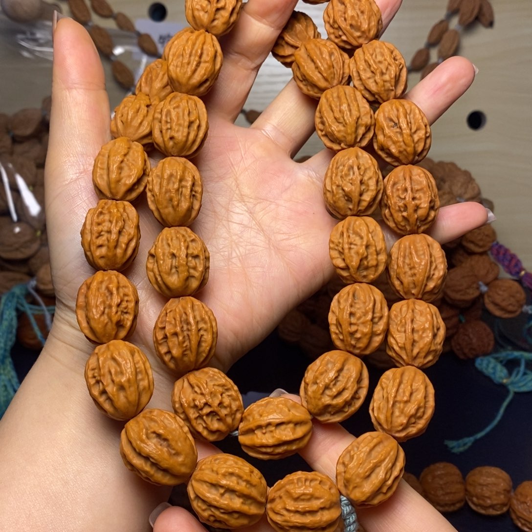 文玩核桃手串西瓜八棱脖挂