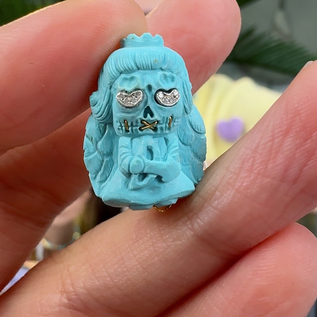 绿松石珠宝奇石未镶嵌