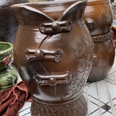 【闪购商品】紫砂花盆高25口15手工