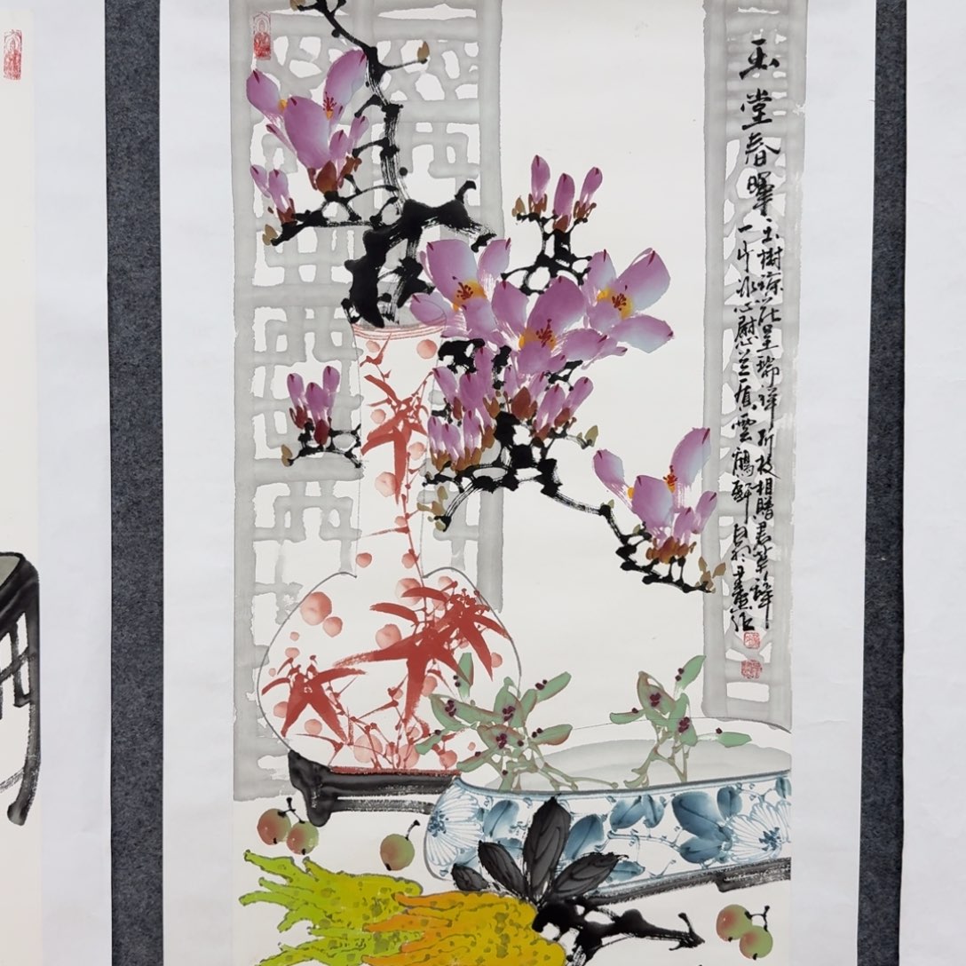 国画白羽老师三尺