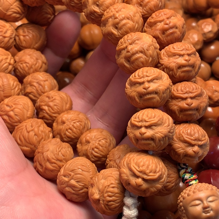 【闪购商品】猴头核桃手串消***手悟空