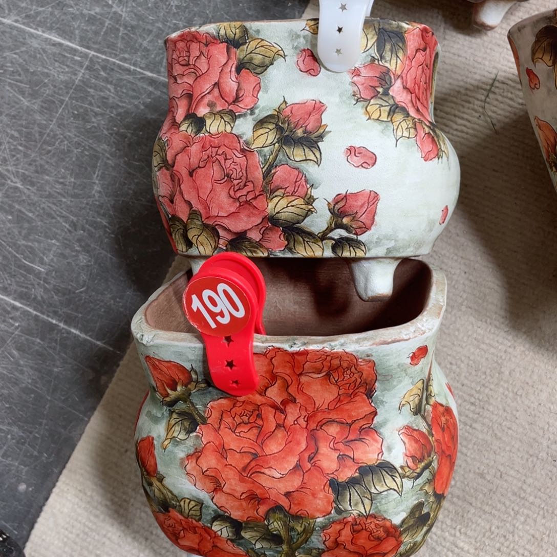 紫砂花盆卡*西陶瓷多肉花盆精品