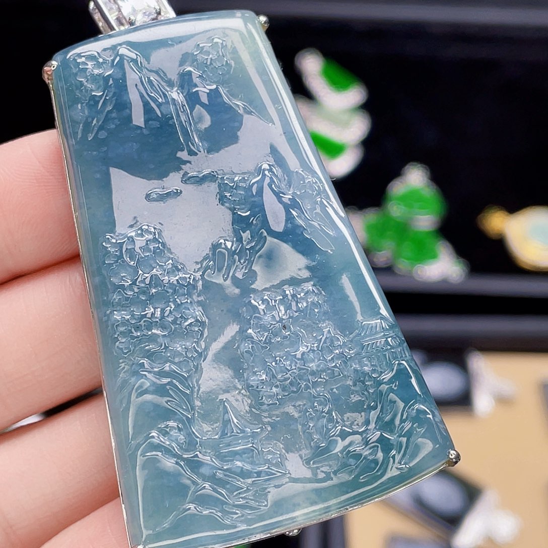 翡翠吊坠(不含链)未镶嵌