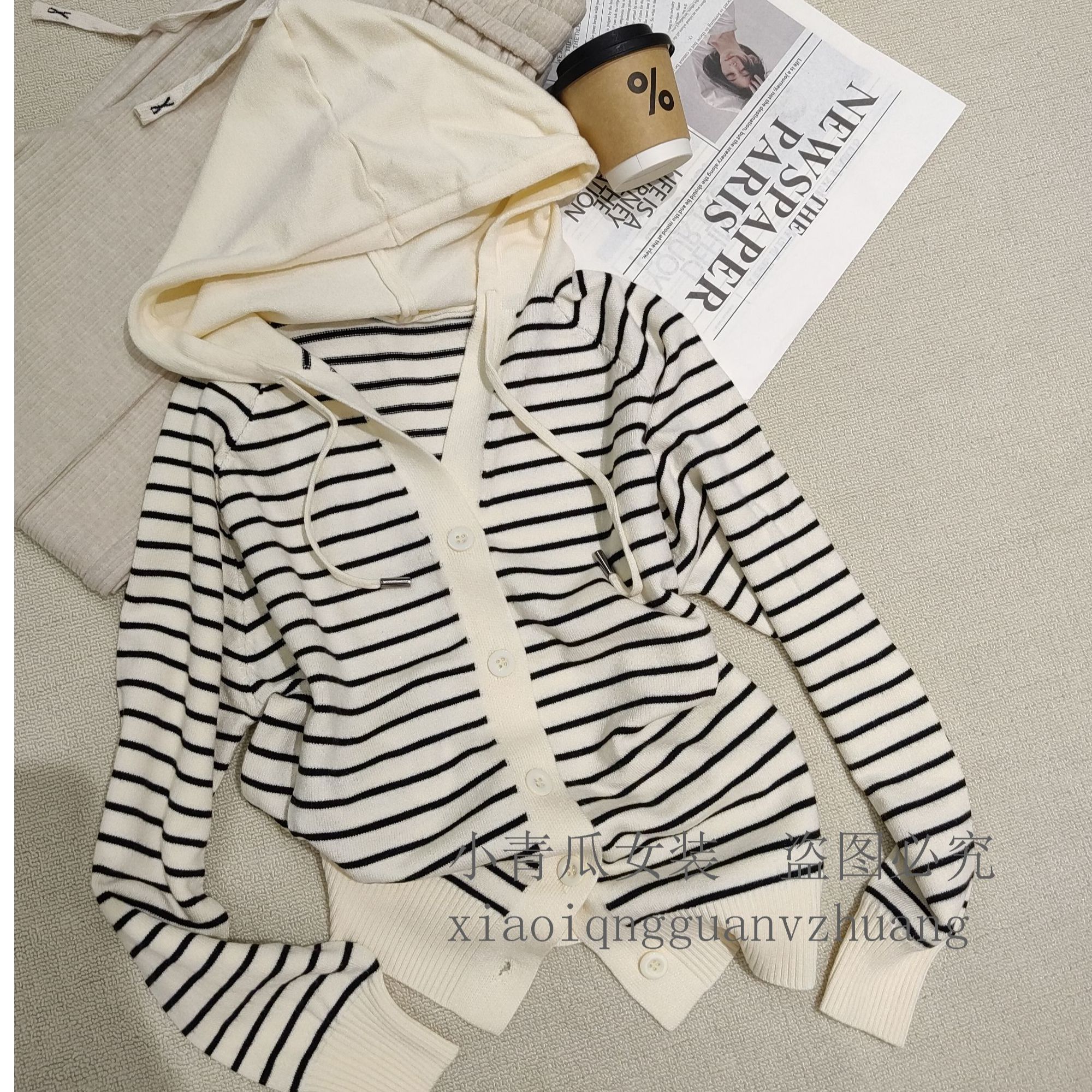 小清瓜女装严选显瘦开衫针织衫小众炸街高级感女装上衣XY1899#