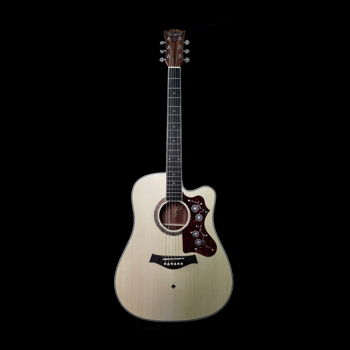 柯艺黑桃福利高端民谣吉他