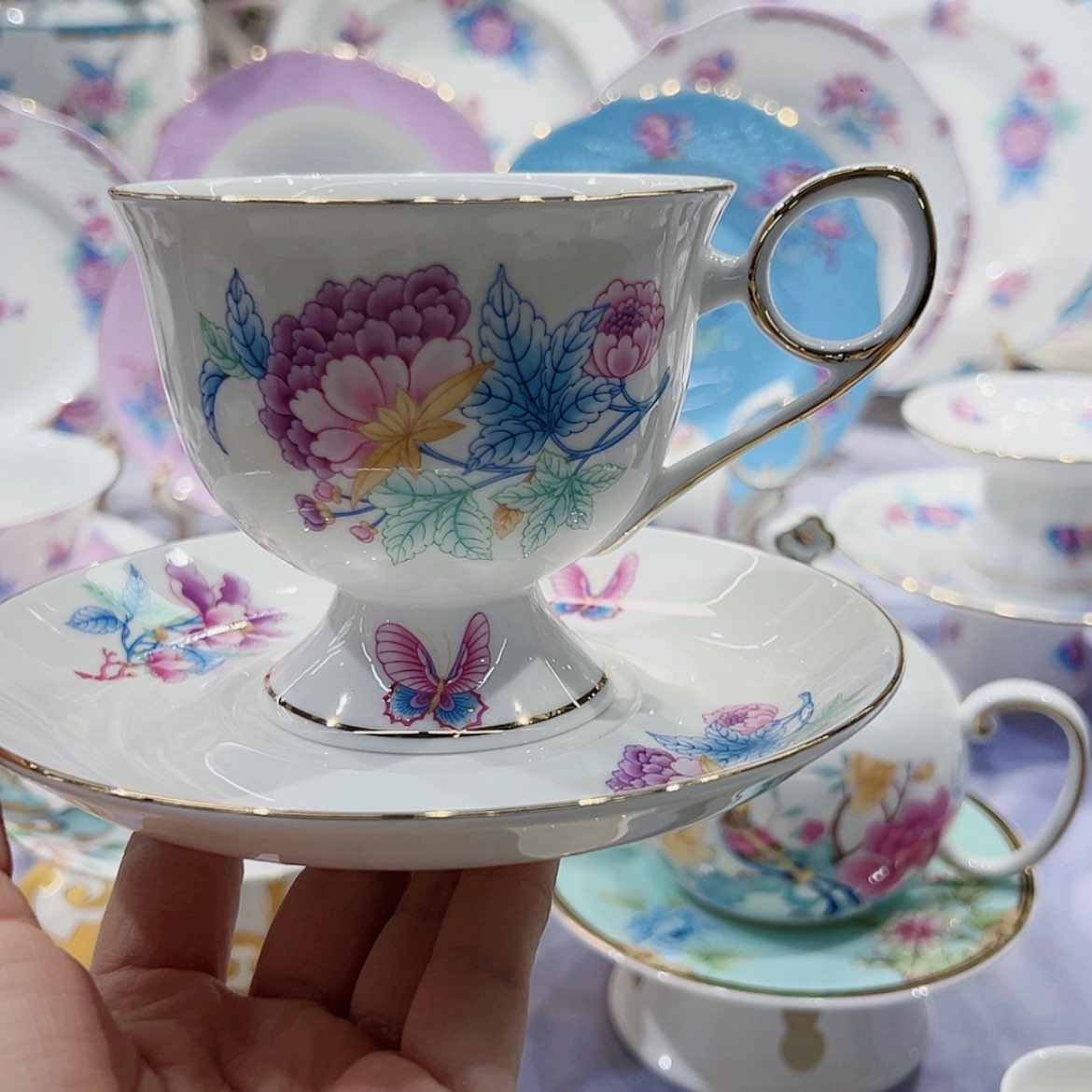 【闪购商品】骨瓷咖啡杯碟300毫升