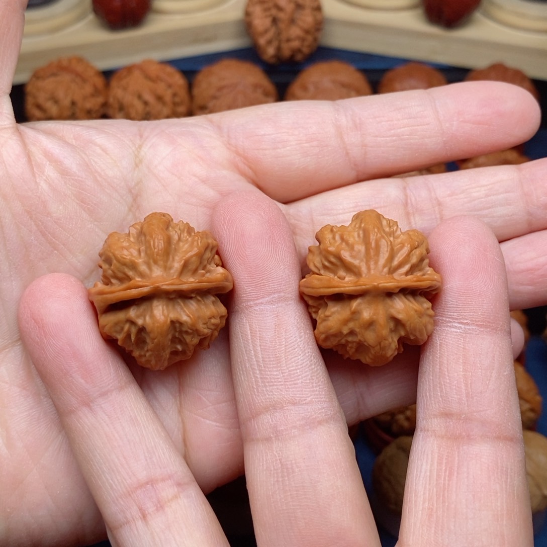 把件文玩核桃@***儿手捻玄珠八棱