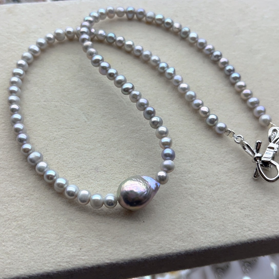 淡水珍珠未镶嵌颈饰