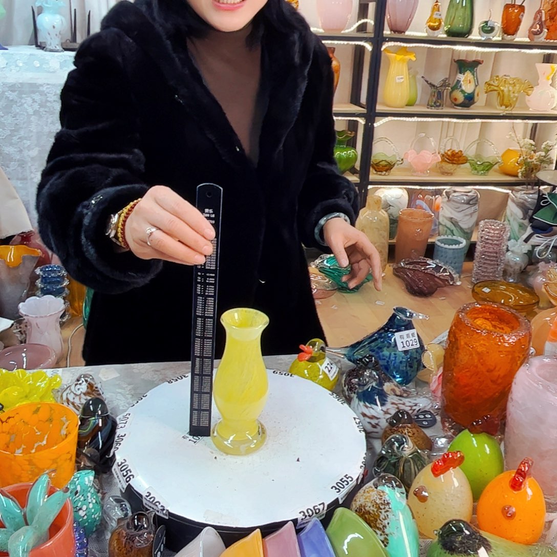 黄瓶家悦美居琉璃摆件